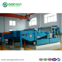 Séchage des boues utilisé la machine de déshydratation de filtre de type ceinture de boues pour le traitement des eaux usées déshydrateur de boues d'épuration