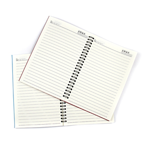 Logo A5 B5 A4 tái chế Linen Tạp Chí kế hoạch xoắn ốc tùy chỉnh cuộn dây <span class=keywords><strong>notepad</strong></span> với <span class=keywords><strong>PP</strong></span> bìa chất liệu - Product Image 6