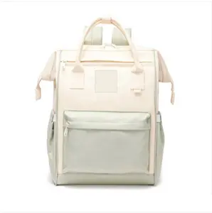 Mochila escolar feminina fofa e elegante feita de fábrica, bolsa esportiva personalizada para laptop de viagem em nylon à prova d'água
