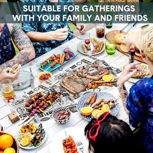 Papel para Hamburguesas de PE Ecológico Impreso Personalizado |   Papel Antigrasa de Grado Alimenticio Premium para Envolver Hamburguesas, para Marcas de Restaurantes, Pan y Galletas - Product Image 2