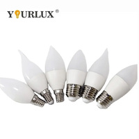 Beste Energiesparende 3W 5W 7W E14 E27 Sockel C37 C37T Innen-LED-Kerzenlampen