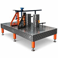 Table de soudage 3D nitrurée avec une dureté de 550HV et une haute précision pour la soudure professionnelle