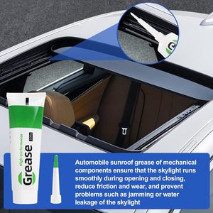 PWEOW 3.53 oz <span class=keywords><strong>auto</strong></span> lubrificante per <span class=keywords><strong>auto</strong></span> <span class=keywords><strong>auto</strong></span> tetto apribile grasso per la riduzione del rumore tetto apribile cerniera sedile scivolo pulizia pista di Base olio - Product Image 2