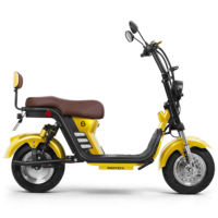 SIGOTECH 2026 Vente en gros usine Moto électrique 60V Pneu large 10 pouces Citycoco Alimentée par batterie 70km Trottinette électrique Moto