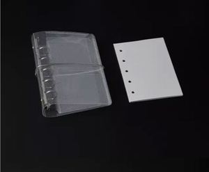 M5 Transparent PP Loose-Leaf <b>Notebook</b>, Tri-Fold <b>Mini</b> Portable Binder for Stickers, Photocards & Photo Storage, DIY Journal - Product Image 4