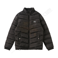 Fabriqué logo personnalisé hommes hiver chaud léger veste rembourrée veste bouffante