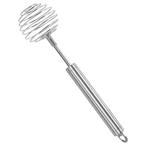 Hot Selling Küchen utensilien Edelstahl Halbautomat ische Milch Honig Schneebesen Hand Power Whipper Mixer Egg Beater Für Teig mixer