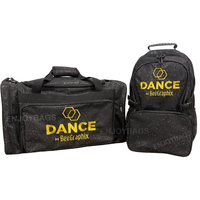 Sac à dos de cheerleading bleu royal personnalisé avec nom et logo d'équipe pour filles, idéal pour la danse et la gymnastique