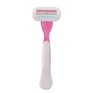 FYD 도매 가격 여성 면도기 더블 에지 블레이드 면도 면도기 남성과 여성을위한 맞춤형 포장 플라스틱 면도 면도기 - Product Image 3