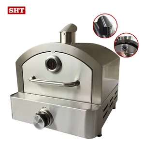 Factory manufacture 3 in 1 Metal silver hot plate commercial pizza oven for sale