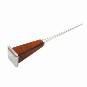 RTS Ice pick-máquina de hockey de acero inoxidable 304, con aguja única, para barman, con cincel de cono