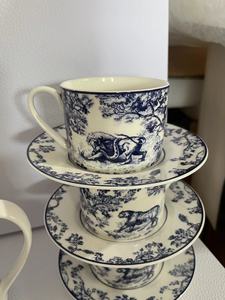 Wholesale Tea <b>Cups</b> <b>Set</b> Luxury Porcelain Coffee <b>Cup</b> <b>Set</b> Bone China Tea <b>Sets</b> - Product Image 5