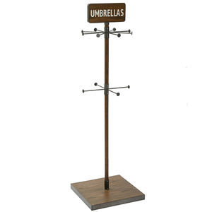 Fabbrica della Cina 360 ° espositore ombrello 2-tier cravatta esposizione al dettaglio infissi <span class=keywords><strong>portaombrelli</strong></span> per la vendita - Product Image 1