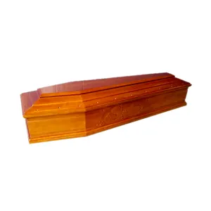 FSC bara in legno massello & scrigno in stile europeo in solido legno bara distributore acquirente