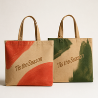Sac utilitaire en toile pour les fêtes, Coordination d'expédition rapide, Marquage de marque personnalisé compatible pour l'approvisionnement en volume mondial