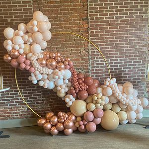 60 Ballons Rose Poudré Métallisé Chrome Or Rose Blanc Sable Nude de 12 Pouces pour Douche Nuptiale Anniversaire Rétro Rose Blush - Product Image 4