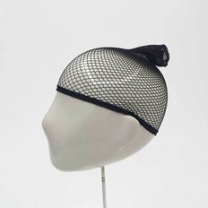 Accesorio de peinado tejido abierto para hombres Red fija negra - Product Image 1
