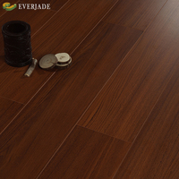 Hand Scraped Insinyur Brasil Tiger Wood S Tulang Ikan 1 Strip 3-Layer Kayu Ek Kayu Lantai Direkayasa