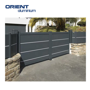 Porte coulissante en <span class=keywords><strong>aluminium</strong></span> de haute qualité de <span class=keywords><strong>4m</strong></span> pour la maison, la cour et le jardin. - Product Image 4