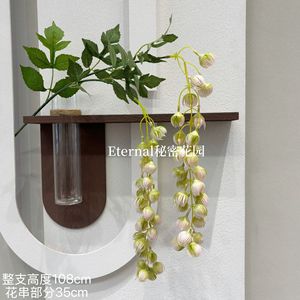 Décoration suspendue en plastique en forme de flocon de neige et de fruits, style jardin secret, pour mariage, maison, restaurant - Product Image 4