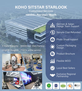 Profesyonel üretici Modern tasarım müdürü hasır ofis koltuğu ayarlanabilir bel personel lüks yönetici büro sandalyeleri - Product Image 6