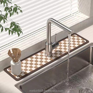 Tappetino da Bagno Personalizzato in PU ad Asciugatura Rapida, Assorbente, Antiscivolo e Lavabile, Protezione Antispruzzo per Lavello di Cucina, Lavanderia e Bagno - Product Image 5