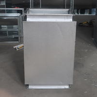 Silencieux de ventilation flexible en métal personnalisé pour conduit d'air de climatiseur scolaire, réduction du bruit d'échappement de fumée