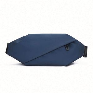 Sac de taille multifonctionnel en PU pour homme, sac de poitrine pour sports de plein air et voyage, sac bandoulière décontracté - Product Image 1