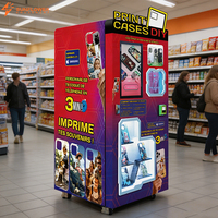 Kiosque d'impression photo automatique haute précision F1080 avec tête d'impression à jet, stockage cloud, distributeur automatique de coques de téléphone portable sans surveillance