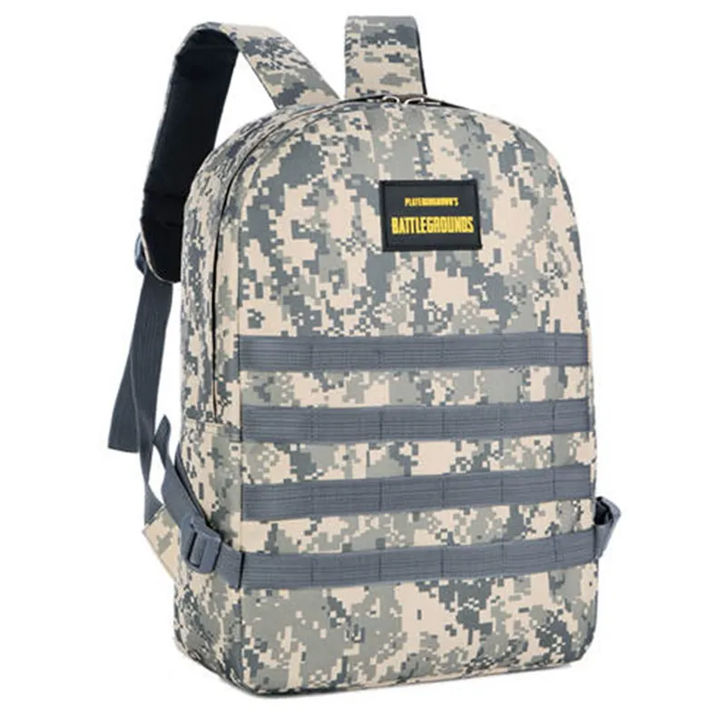 Sac à dos d'entraînement pour sports de plein air pour hommes Camouflage Nylon Sac de rangement de voyage Léger Camping Fight Games Sac à bandoulière