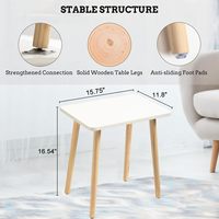 Table d'appoint Petite table d'appoint Salon Chambre Balcon Bureau Table de chevet moderne Décoration intérieure Facile à assembler