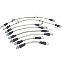 Ligne de tuyau de frein tressé en acier inoxydable approuvée par points de haute qualité pour Toyota Land Cruisers 1970-1975 Conversion de frein à disque avant