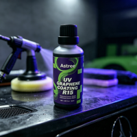 Revêtement céramique graphène UV 10H Nano hydrophobe pour protection de peinture automobile, anti-rayures, longue durée, revêtement de detailing auto