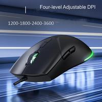 Nouvelle Souris Gamer Filaire Promotionnelle 7D d'Usine, Souris de Jeu Filaire USB Ergonomique OEM à Prix Compétitif, Souris Gamer Filaire Personnalisable LED RGB