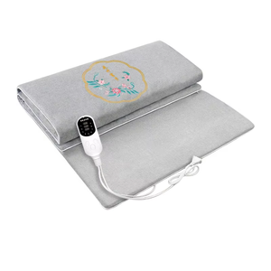 แผ่นรองนวดไฟฟ้าแบบถักจากใยอุ่นสมุนไพร สามารถซักได้ ใช้สำหรับทำม็อกซิบัสชั่น ให้ความอบอุ่น สไตล์ชนบท เหมาะสำหรับใช้ในฤดูหนาว ควบคุมด้วยรีโมท - Product Image 1