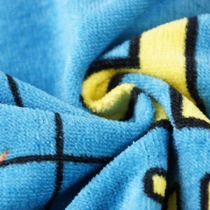 Écologique serviette 100 coton cabana beach serviette dimensions 75*150 cm logo personnalisé velours <span class=keywords><strong>tissu</strong></span> - Product Image 5