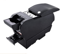 Boîte de rangement pour Console centrale de haute qualité, accoudoir, accessoires de décoration de style voiture, pièces pour Toyota Vios/Yaris, pièces