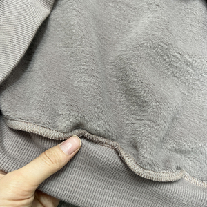 เสื้อฮู้ดสวมหัวแบบสวมหัวไหล่มีฮู้ดสำหรับผู้ชายเสื้อครอปขนแกะเทคโนโลยี500gsm ออกแบบได้ตามต้องการ - Product Image 5