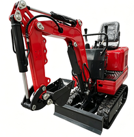 Mini-excavatrice compacte 0,6T (600 kg) pour usage agricole, jardinage et serres - Vente en gros