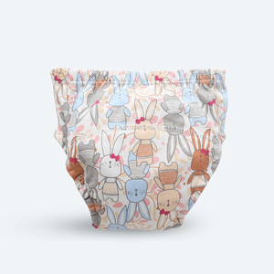 Pañales de Tela Reutilizables de Algodón Ecológico para Bebés, Pantalones de Entrenamiento Lavables, Ropa Interior Suave y Transpirable para Niños Pequeños, Pantalones de Entrenamiento para Ir al Baño con Ajuste Cómodo - Product Image 6