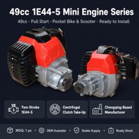 Moteur de moto 49cc à deux temps, refroidi par air, démarrage manuel, embrayage centrifuge pour mini-motos et scooters