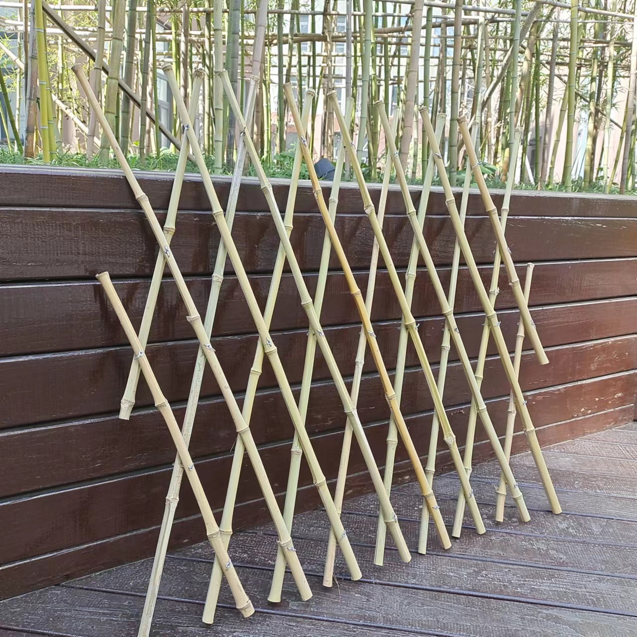 Buy Bamboo Lattice Fence Balcony Screen Cover Option | Alibaba.com