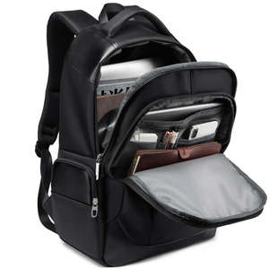 Sac à dos de grande capacité pour homme, pour la vie quotidienne, avec port USB, respirant, portable, sac d'ordinateur professionnel, sac à dos souple en polyester, pour ordinateur portable de voyage - Product Image 3