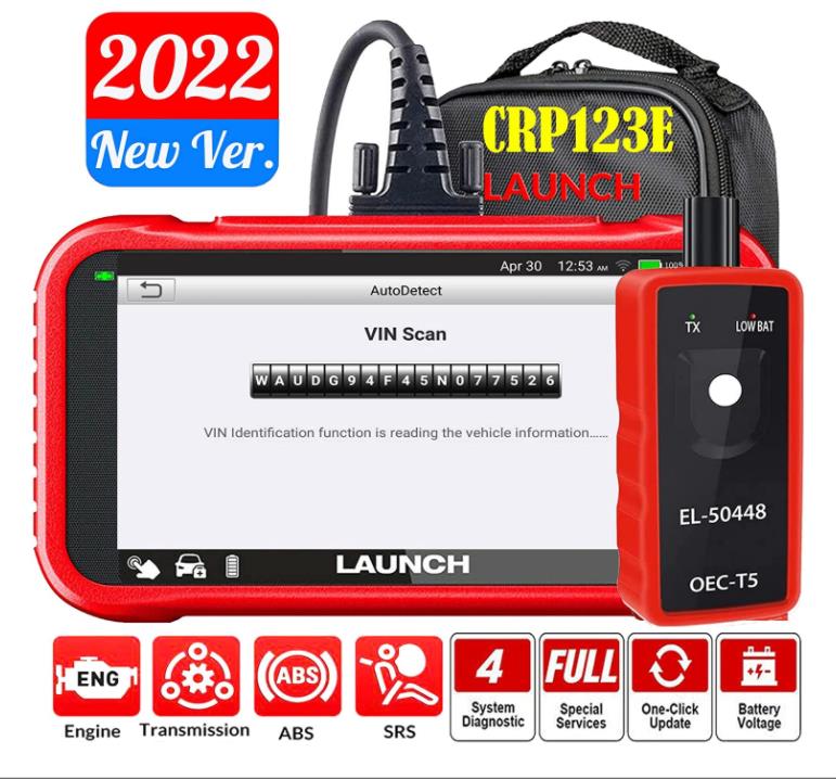 Диагностические инструменты LAUNCH X431 CRP123E OBD2 для автомобиля, устройство для считывания кодов двигателя OBD2 для автомобилей, бесплатное обновление, 2022