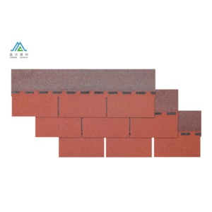 Tuiles de toiture en granulés céramiques résistantes aux UV, classe A, résistantes au feu, en asphalte <span class=keywords><strong>monocouche</strong></span> pour hôtels de luxe - Product Image 5