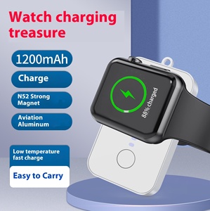 Xách tay 1200mAh từ ngân hàng điện không dây 5W khẩn cấp sao lưu sạc cho <span class=keywords><strong>Apple</strong></span> xem Tính năng Pin Li-Polymer - Product Image 3