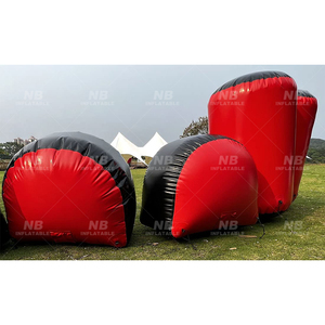 บังเกอร์เพนท์บอลเป่าลม PVC สำหรับกลางแจ้ง ติดตั้งง่าย สีสันปรับแต่งได้ บังเกอร์เพนท์บอลเป่าลมสำหรับฝึกซ้อมทีมกีฬา - Product Image 1