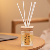 Diffuseur d'arômes sans flamme en verre parfumé au rotin, 100 ml, pour salons et chambres, parfum de niche haut de gamme