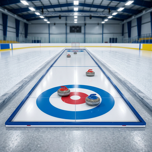 Sport de curling en plein air, piste de curling, piste de curling pour sol, jeux de curling pour adultes - Product Image 1