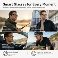 Lunettes Intelligentes A02 : Protection UV400, Assistant Vocal IA, Appels, Musique, Réduction du Bruit, Connectivité Sportive, Chargement Magnétique, Contrôle Tactile